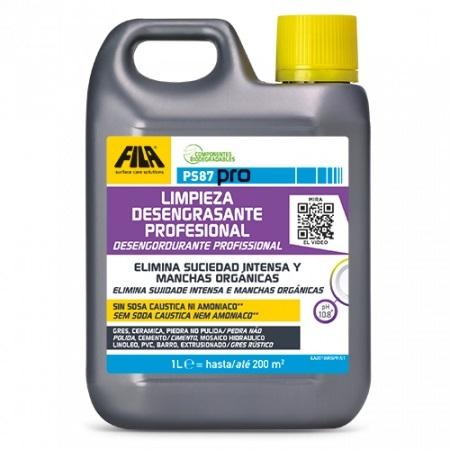 FILA Desincrustante acido quitamanchas decapante gres porcelanico PS87 1 litro
