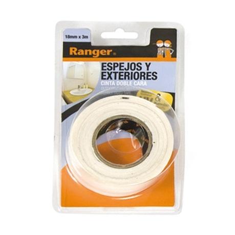 RANGER Cinta Doble Cara Ext/Int 18 MM X 3 M